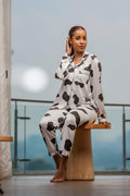 cow print pajama