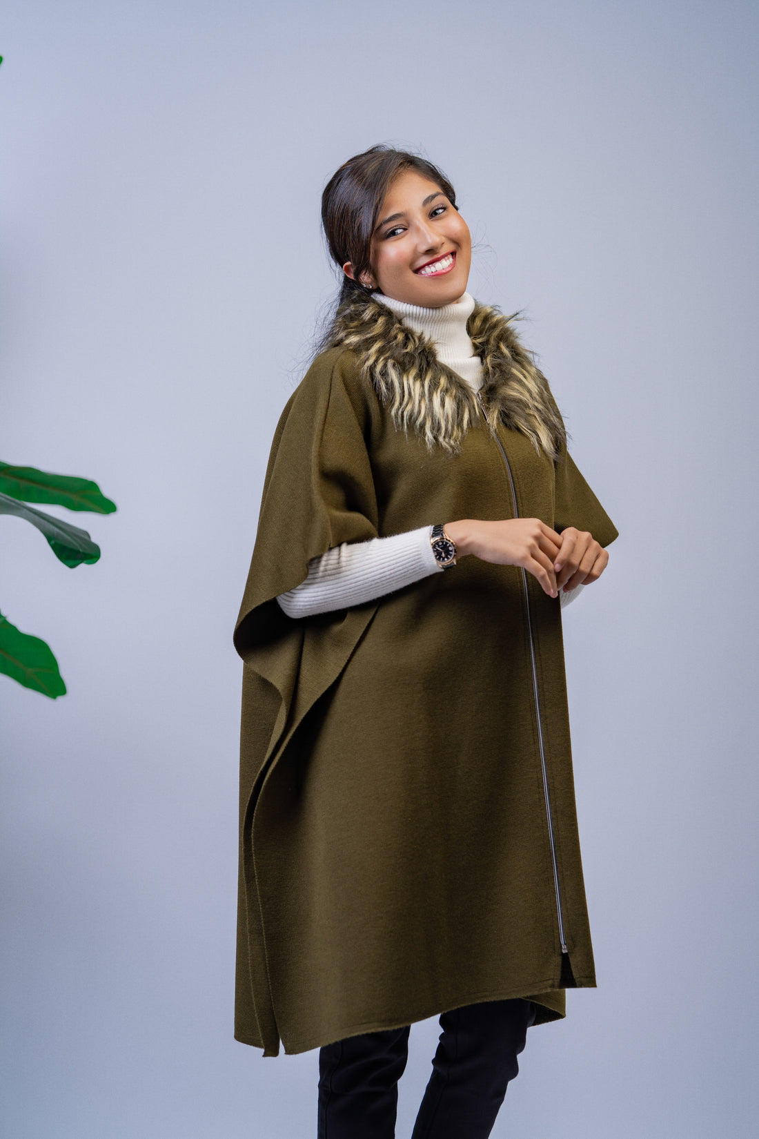 Jungle Green Poncho