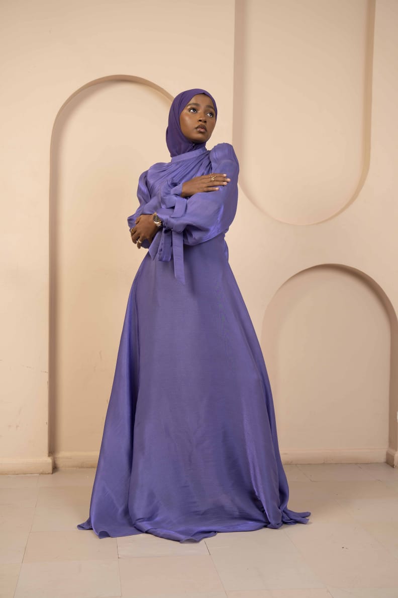 Aliya Dress-purple