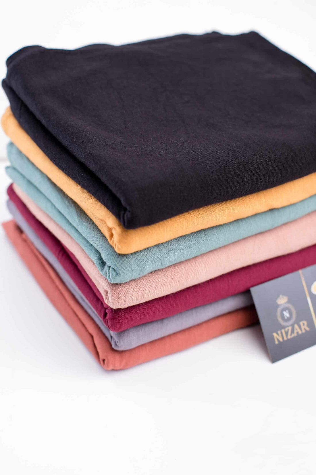 Plain Jersey Hijab- Beown