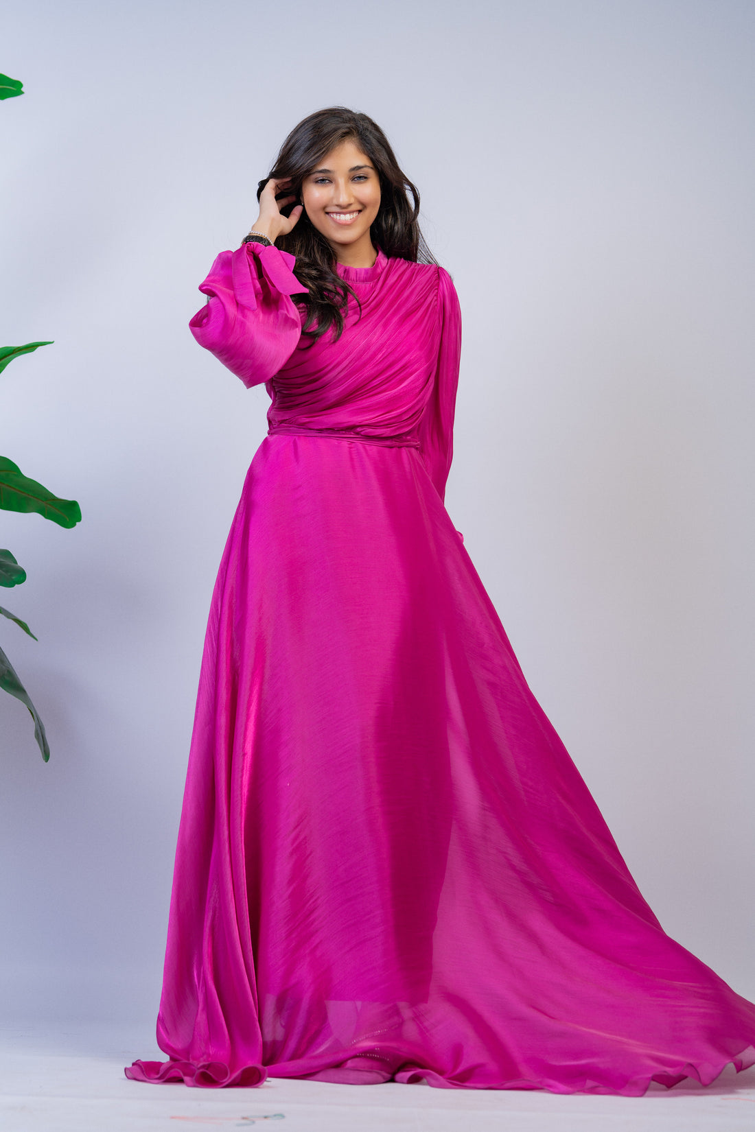 Aliya Dress -pink - Nizar's Line