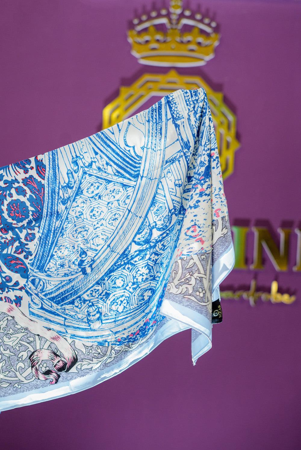 Light Blue Italy Hijab