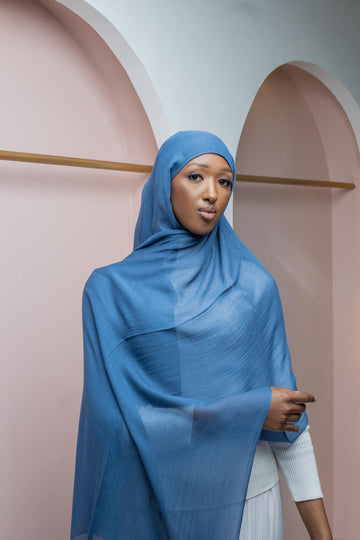 modal scarf blue - Nizar's Line