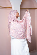 Modal Scarf Snake Print Pink | Nizarline - Nizar's Line