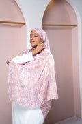 Modal Scarf Snake Print Pink | Nizarline - Nizar's Line