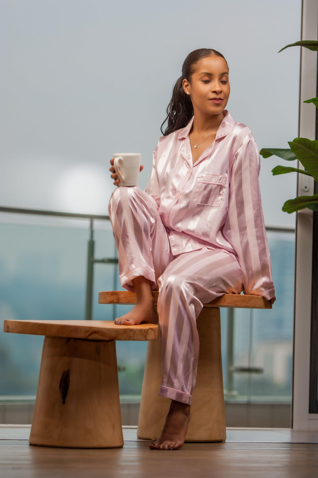 Stripped pajama