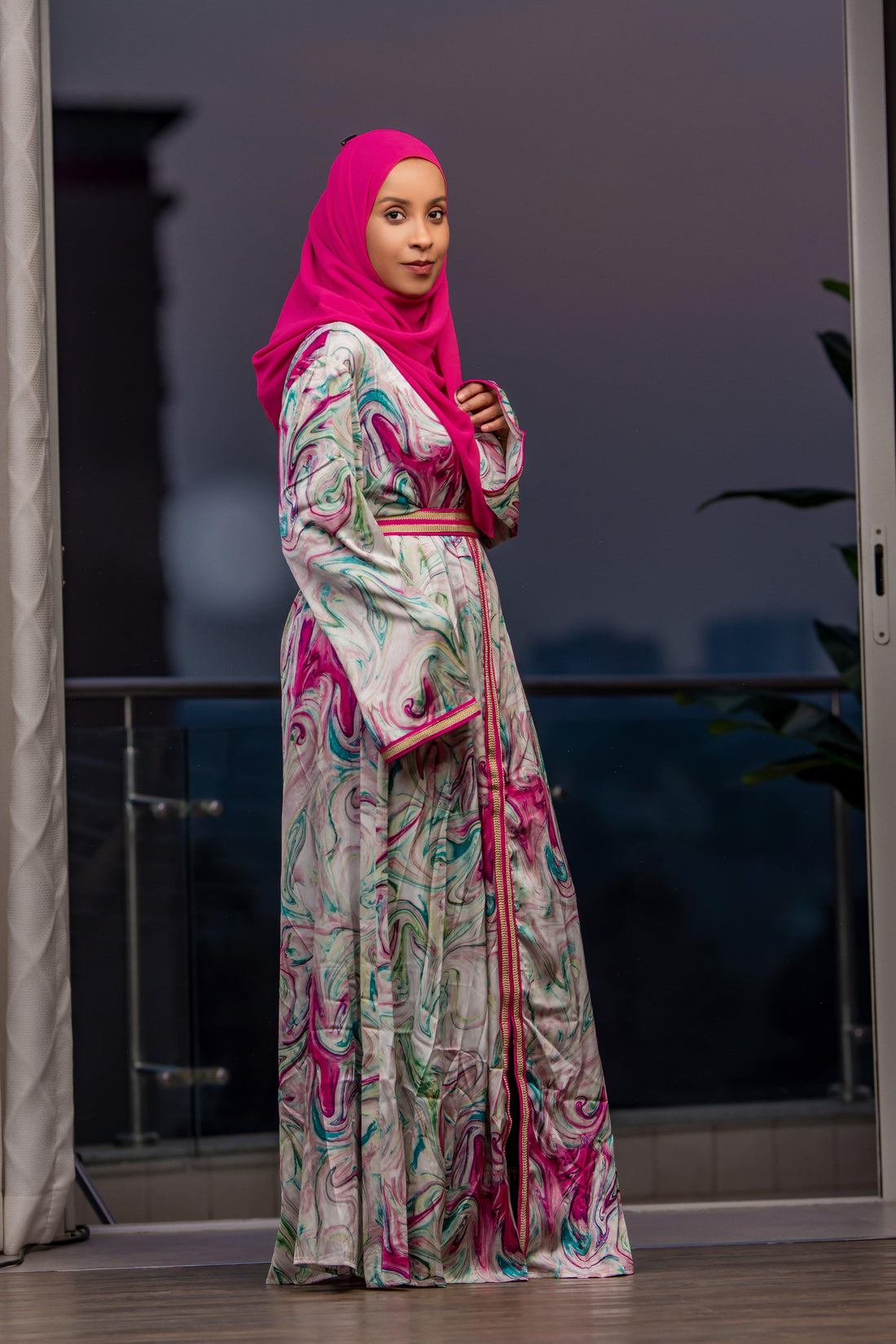 Silk Modest Khaftan