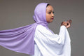 Plain Jersey Hijab Lilac/Nizarline - Nizar's Line