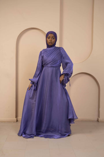 Aliya Dress-purple - Nizar's Line