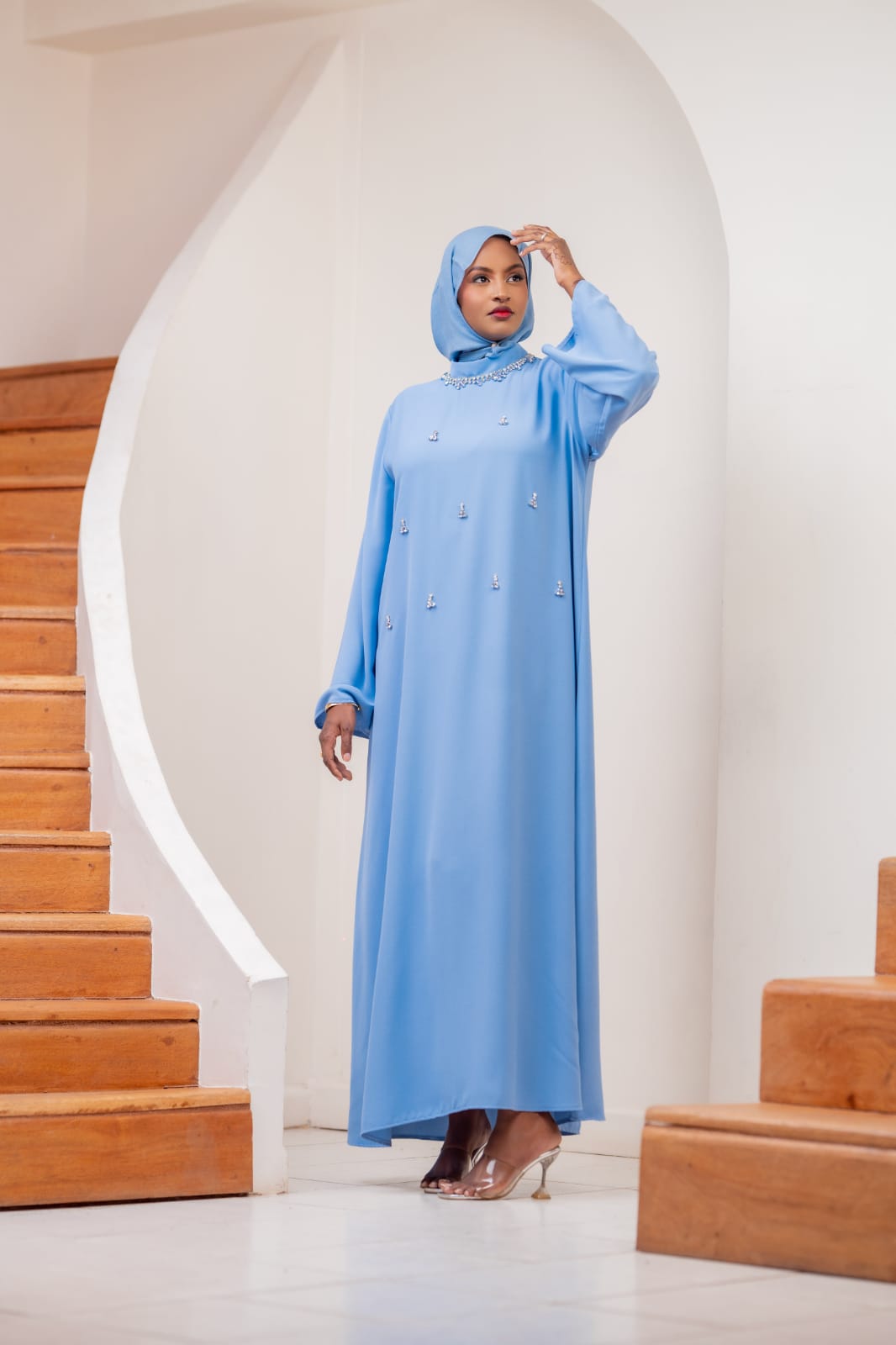Bloom Dress Light blue | Nizarline - Nizar's Line