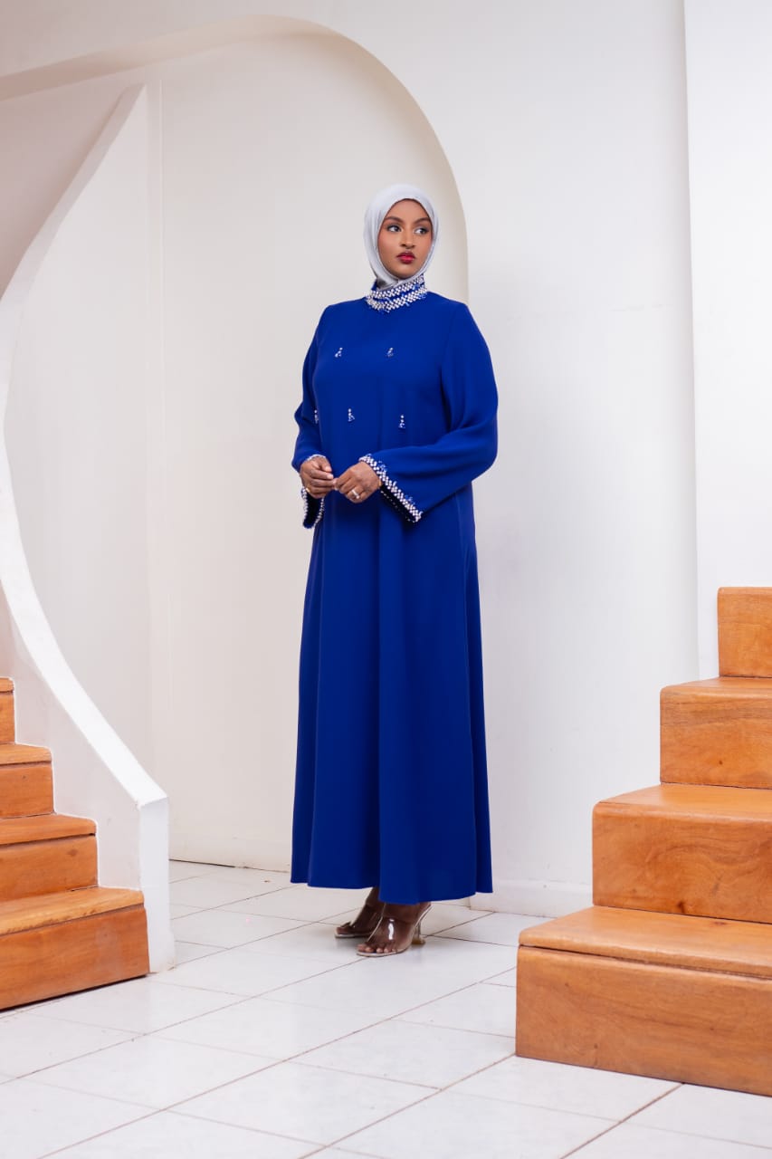 Bloom Dress -Royal blue