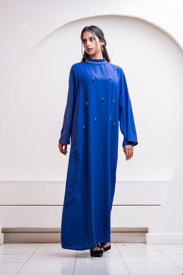 Bloom Dress Airforce blue | Nizarline - Nizar's Line