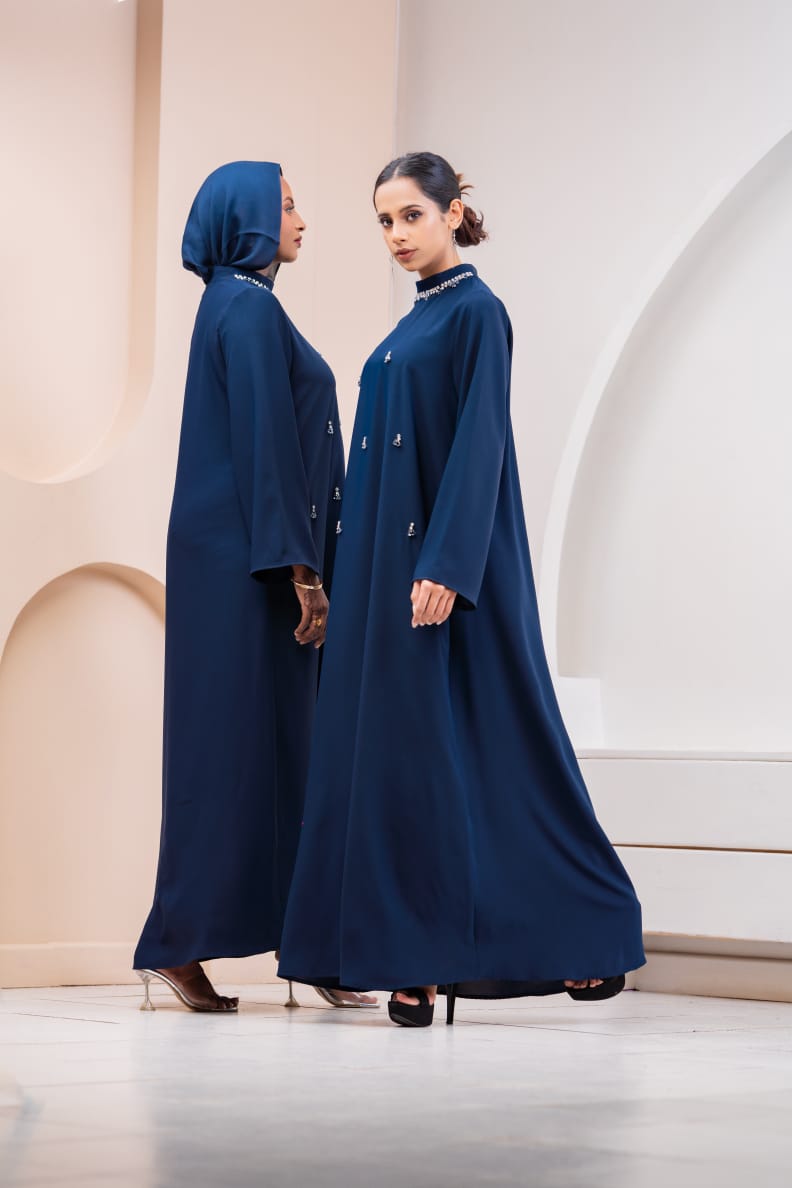 Bloom Dress Navy blue | Nizarline - Nizar's Line